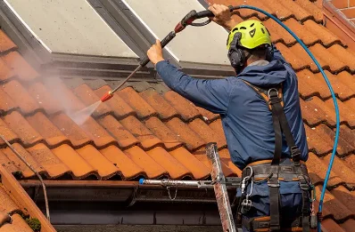 Démoussage et hydrofuge de toiture à Férel